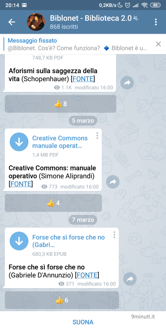 telegram kindle download
