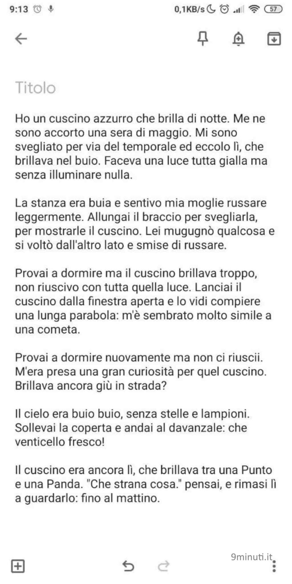 Il cuscino azzurro 1024