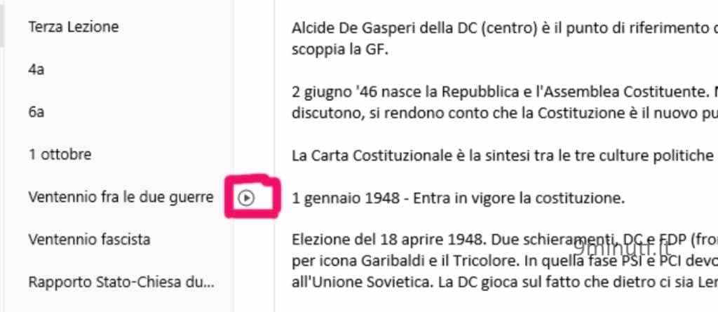 prendere appunti con OneNote registrazione 1024