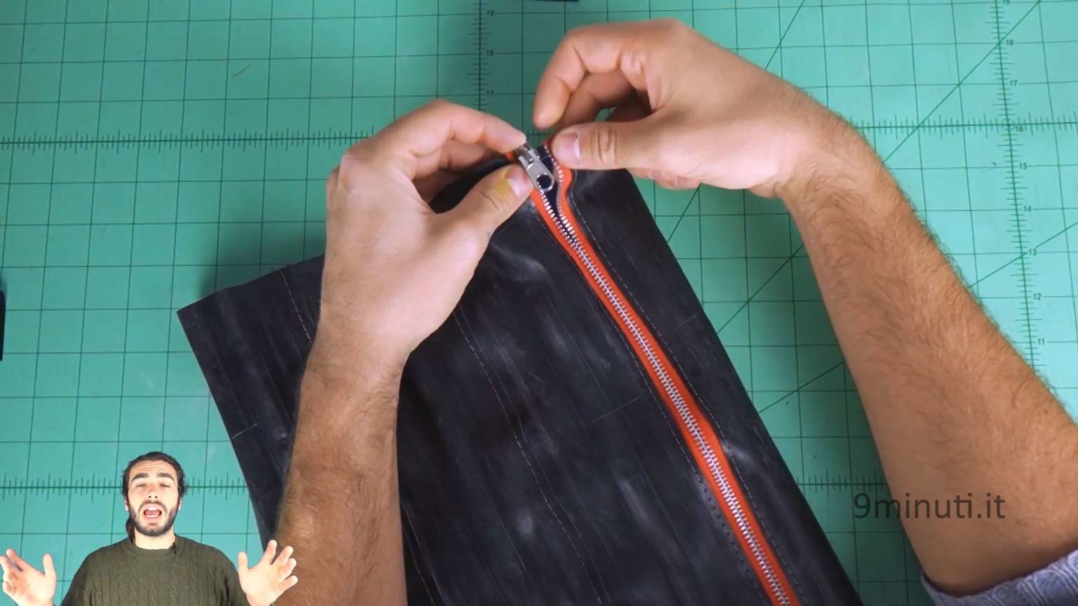 bag made with bike tubes