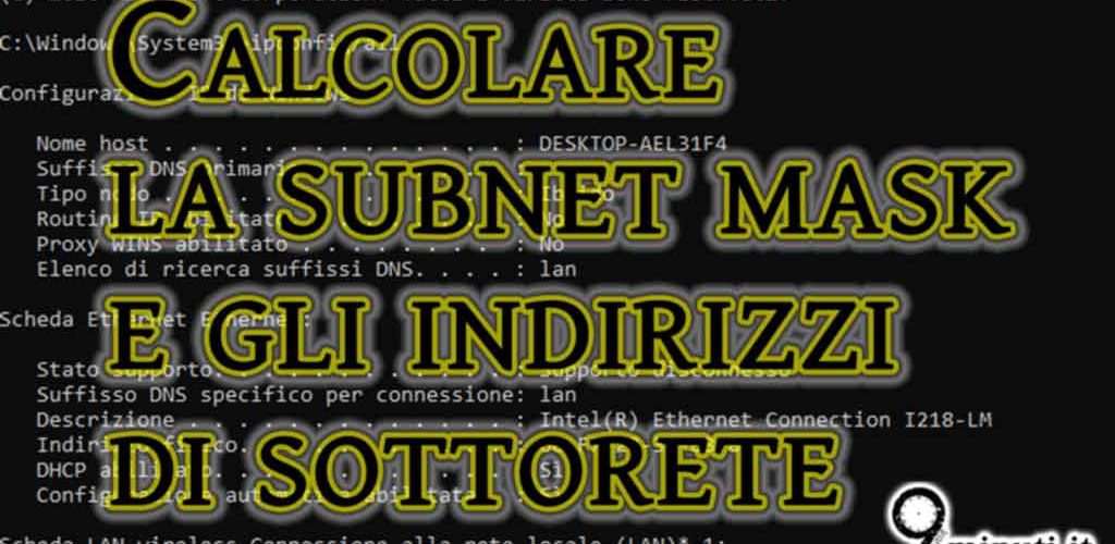 subnet mask e sottoreti 1024