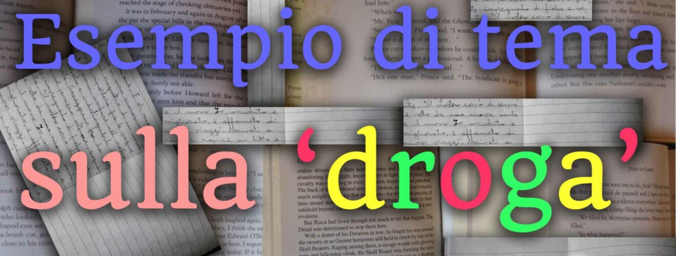 tema sulla droga