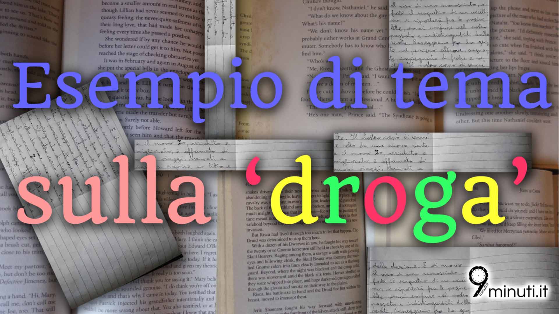 I Soldi E La Droga Testo Tema sulla droga (esempio di testo argomentativo) – 9minuti
